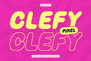 Clefy Pixel, a Sans Serif Font by Craft Supply Co. (Thumbnail 1 of 8)