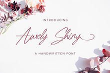 Awely Shiny - Handwritten Font