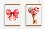 Valentine’s Day Love Clipart, an Illustration by Libby Wishes (Thumbnail 3 of 6)