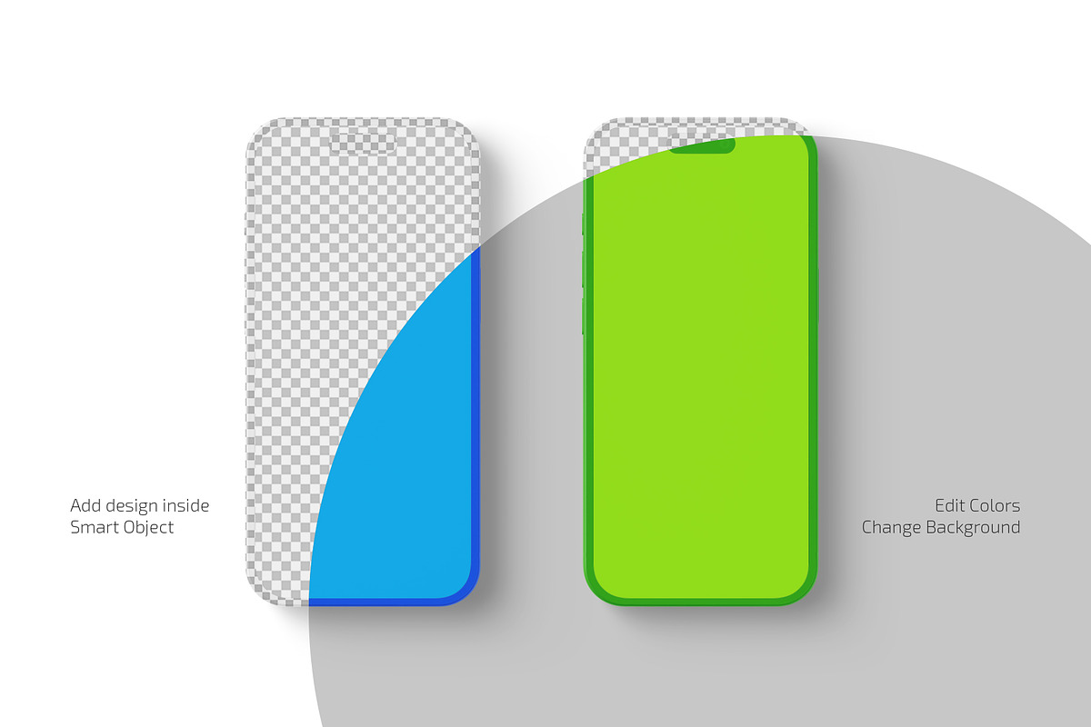 Clay iPhone Mockup Set, an iPhone Mockup by Country4k (Photo 2 of 4)
