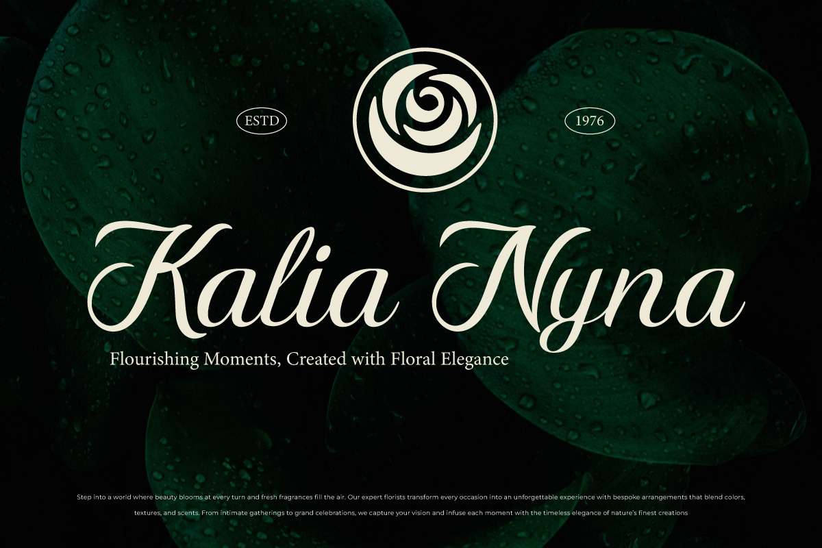 Adhun Mage - Script Font, a Script Font by twinstd (Photo 3 of 9)
