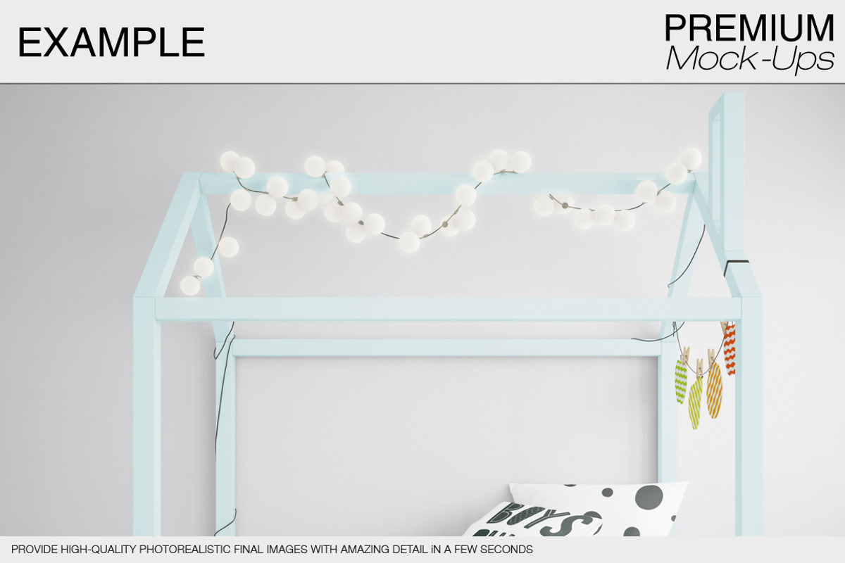 Kids Room and Bedding Mockups, a Product Mockup by mock-ups (Photo 10 of 16)