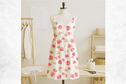 Hand Painted Pink Floral Pattern, a Pattern Graphic by MartinShop (Thumbnail 3 of 10)