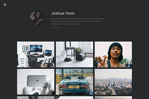 Prophile - Showcase WordPress Theme