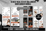 Real Estate Halloween Door Hanger, a Marketing Template by CreativeVinesStore (Thumbnail 3 of 5)