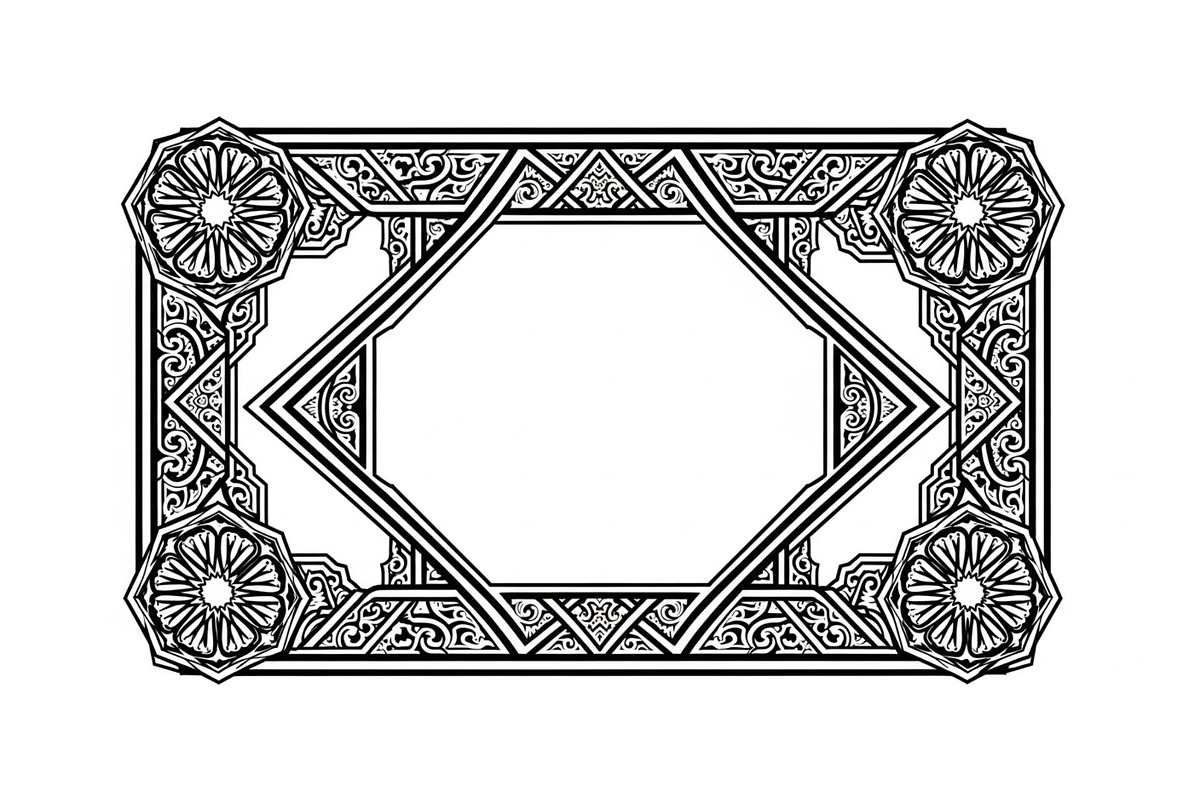 Ornamental Frame SVG Bundle, an Illustration by jahid234 (Photo 28 of 31)