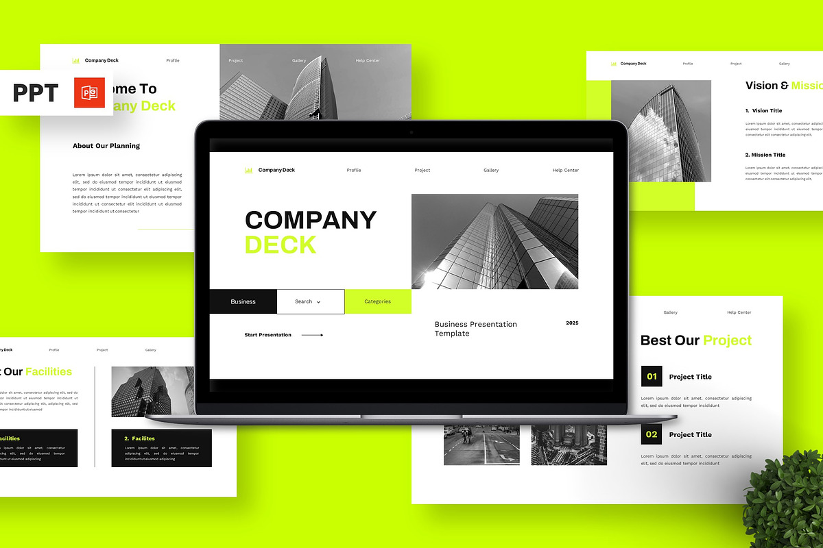 Company Deck - Business Powerpoint