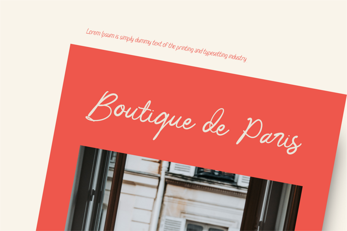 The Jasmine Script, a Script Font by Muwatta Studio (Photo 2 of 8)