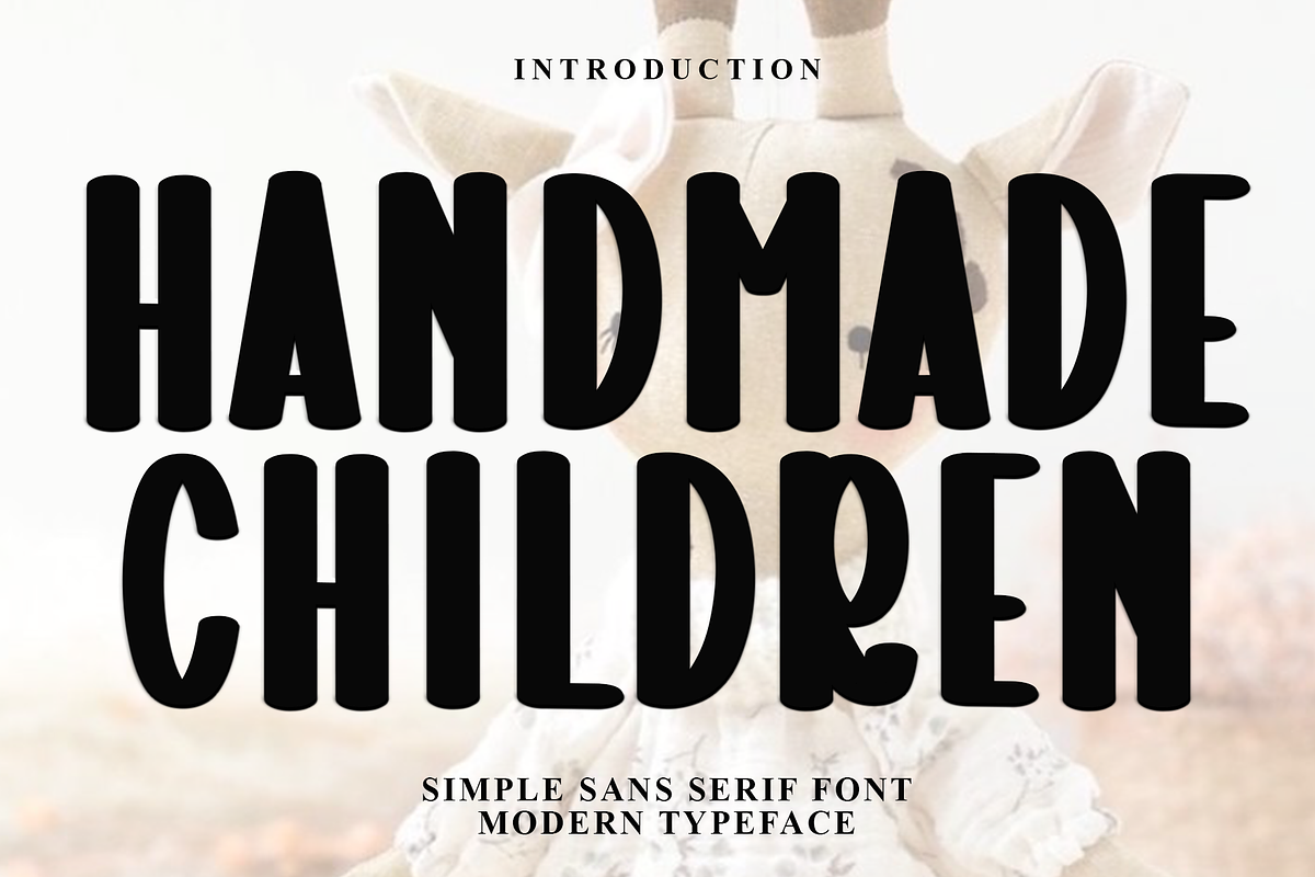 Handmade Children, a Serif Font by InermediaSTUDIO (Photo 1 of 7)