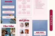 Pink Digital Bachelorette Itinerary, an Invitation Template by Story Native (Thumbnail 4 of 9)