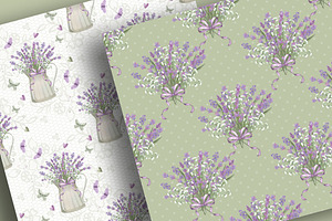 Lavender Garden Digital Paper Pack