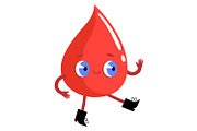 Blood Drop Characters Clipart Medic, a Healthcare Illustration by the_myro (Thumbnail 13 of 14)