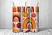 Fall Rainbow & Pumpkin Digital Paper, a Pattern Graphic by Creative Store (Thumbnail 5 of 5)