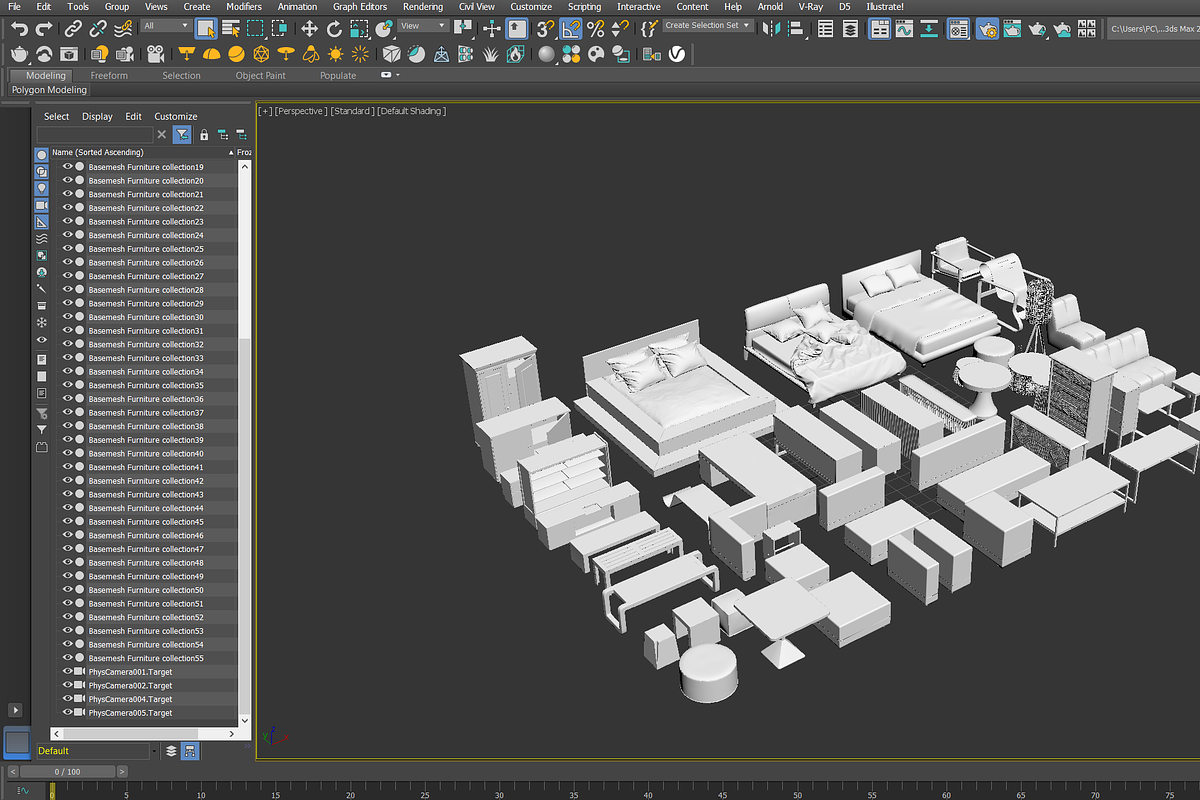 Basemesh Furniture collection, a Furniture 3D Model by MohamedHussien1 (Photo 7 of 8)