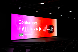 Conference Hall Mockup