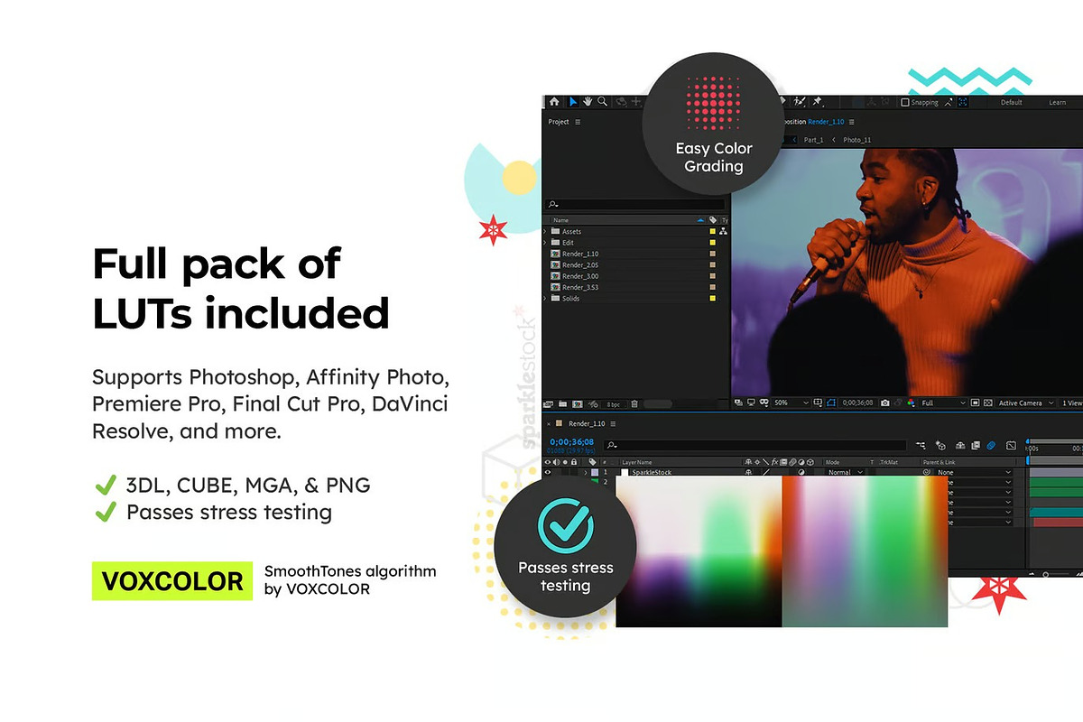 20 Concert Colors Lightroom Presets, a Preset Add-On by Hubzway (Photo 3 of 13)