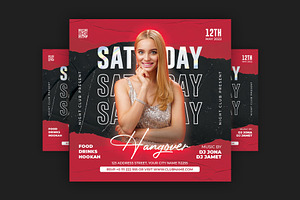 Flyer ecstasy. Dance non-stop!