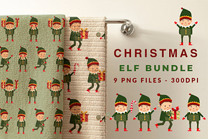 Cute Christmas Elf on Santa Workshop, a Seasonal Illustration by animatizmagix