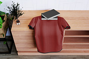 T-Shirt Mockup & Book Mockup, a Mockup by Mockupnine (Thumbnail 2 of 4)