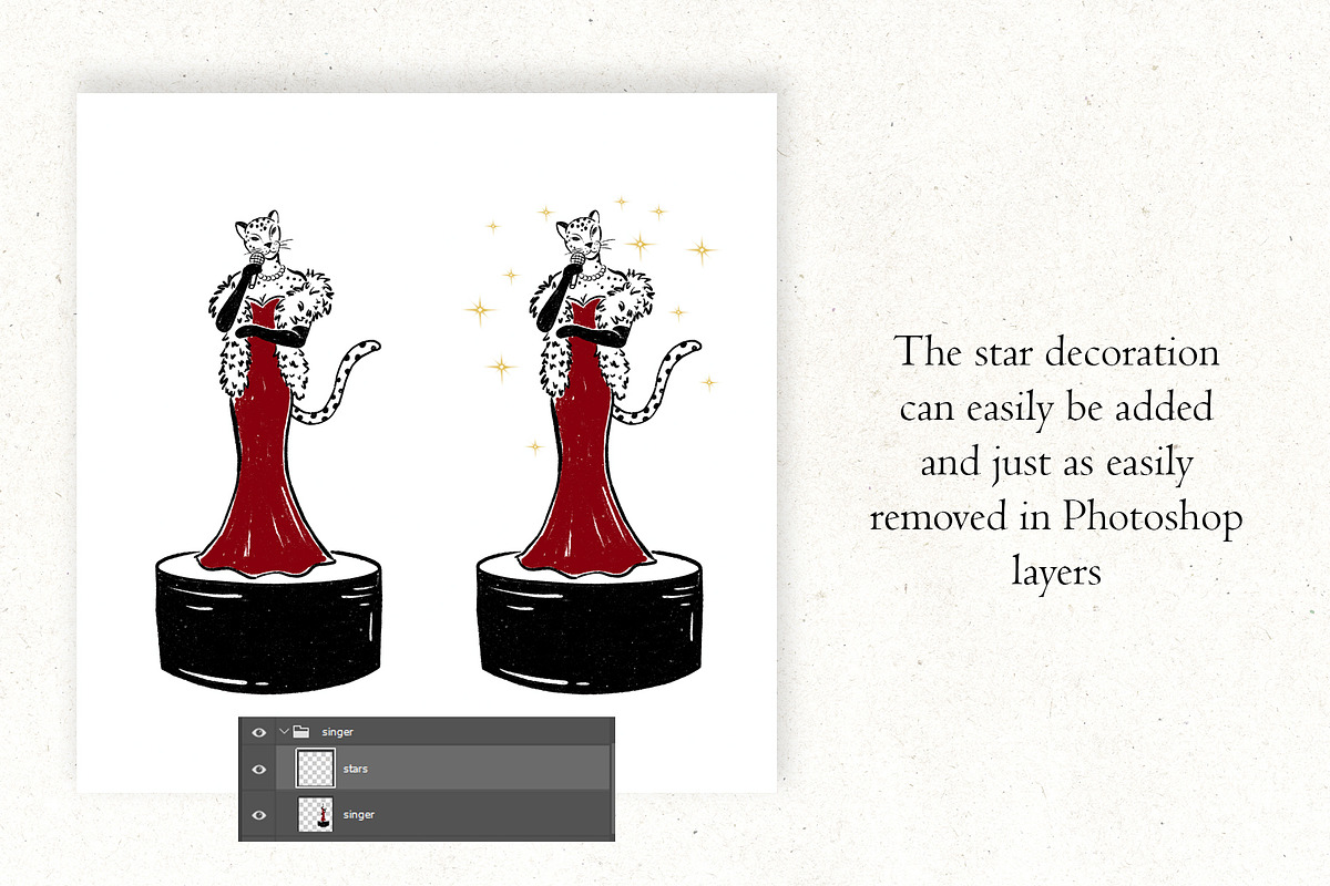 Vintage Leopard Clipart, an Animal Illustration by Teresa Art Store (Photo 6 of 7)