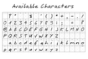 Reto Script Font, a Script Font by xresch (Thumbnail 2 of 7)