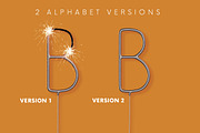 Sparks - 3D Lettering, a Graphic by MIIM (Thumbnail 3 of 9)