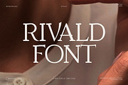 Rivald - Elegant Serif Font, a Serif Font by Graphicxell (Thumbnail 1 of 8)