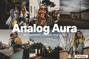 Analog Aura Lightroom Presets LUTs, a Preset Add-On by Hubzway