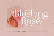 Blushing Rose - Stylish Modern Serif, a Serif Font by Sarid Ezra (Thumbnail 1 of 13)