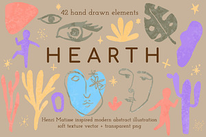 Hearth Modern Abstract Illustration, a Decorative Illustration by Dawnside Graphic