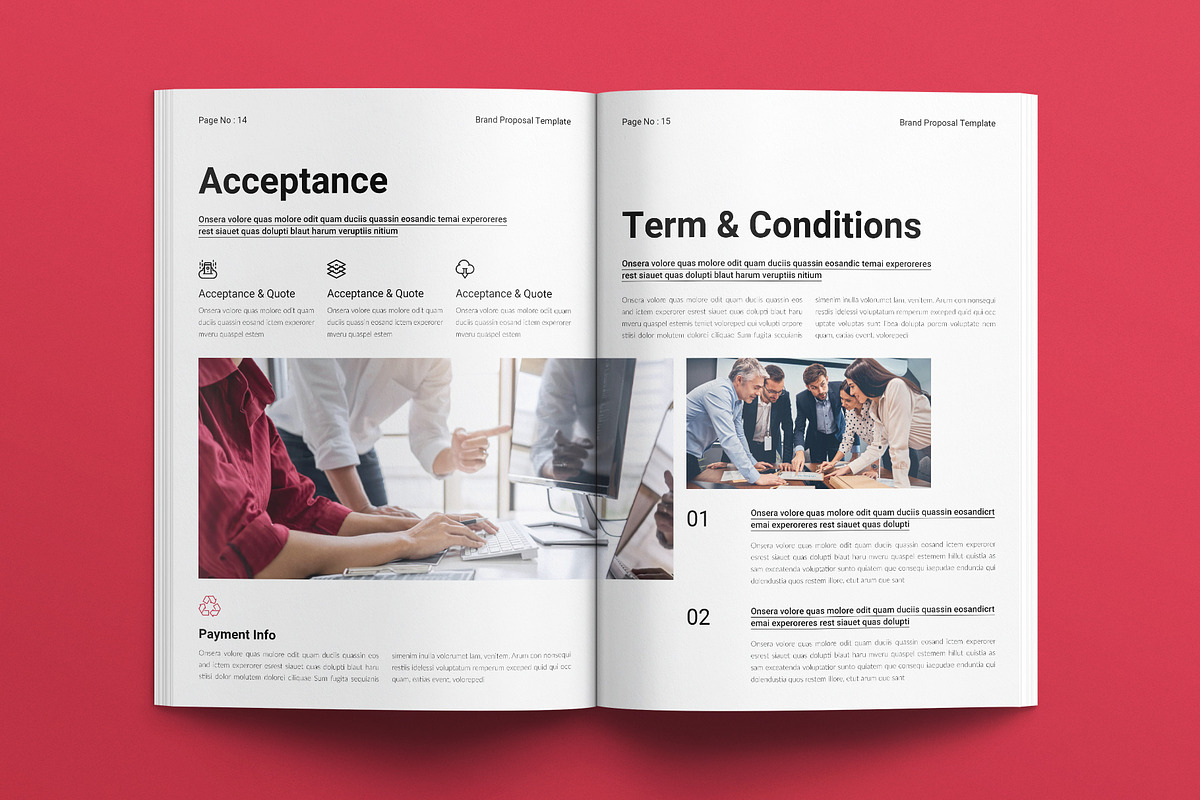 Brand Proposal Template, a Brochure Template by E-Type