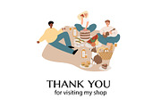 Summer picnic clipart | svg, png, ai, a Person Illustration by LyubovZaytseva (Thumbnail 14 of 14)