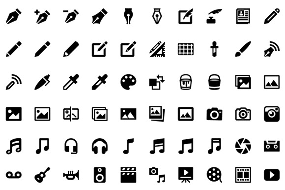 977 Ultimate Flat Glyphicons