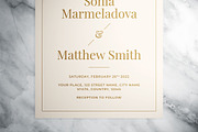 Modern Wedding Invitation Suite, an Invitation Template by The Good Store (Thumbnail 5 of 7)