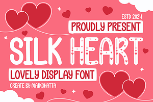 Silk Heart - Lovely Display Font