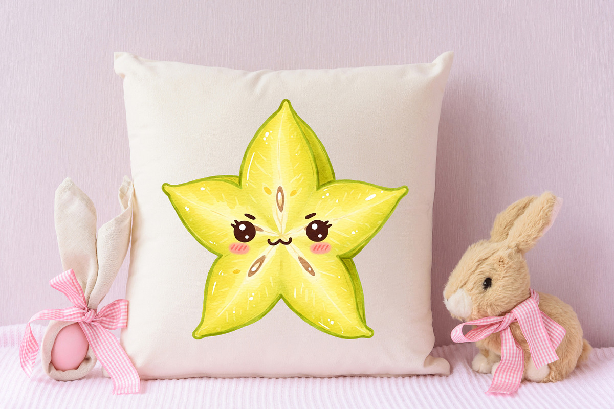 Funny Fruit Clipart Bundle, an Illustration by RobertsArt (Photo 7 of 7)