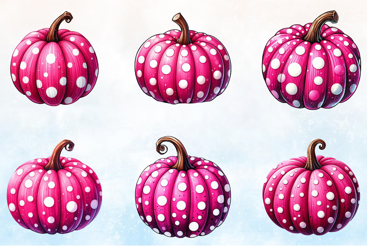 Watercolor pumpkin Sublimation Clipa, a Seasonal Illustration by Rose Art (Photo 2 of 4)