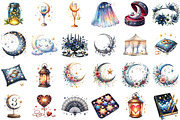 Whimsical Summer Night Wedding Set C, an Illustration by Sublimation Artist (Thumbnail 2 of 6)