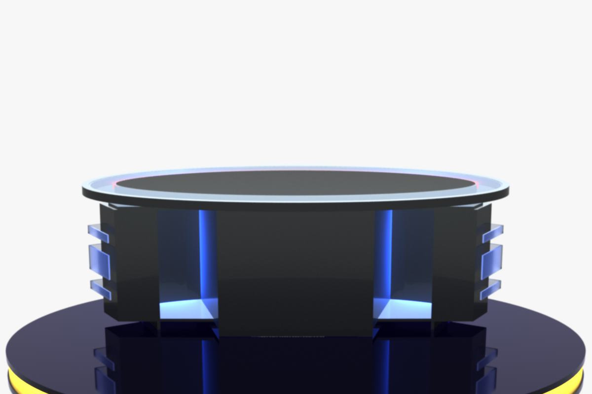 TV Studio Desk Collection (12 PCS), a Furniture 3D Model by akerStudio (Photo 137 of 153)