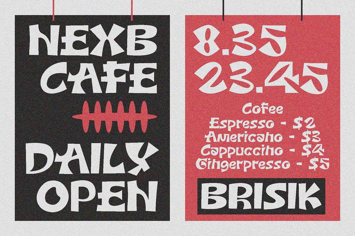 Brisck, a Sans Serif Font by Erifqizefont (Photo 4 of 10)