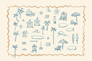 Summer Hand Drwan Illustrations, a Graphic by Anastasiya Klempach (Thumbnail 4 of 14)