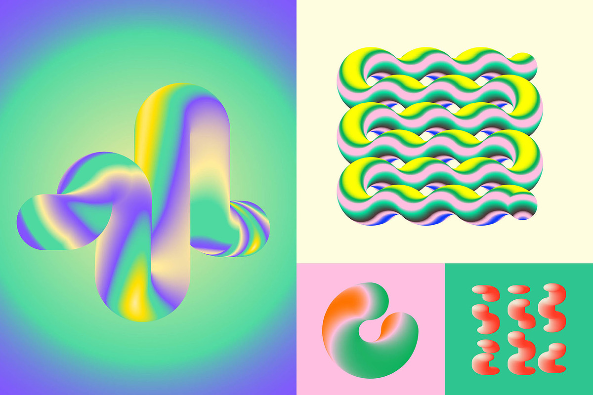 Gradient Blend Noise 3, an Object Graphic by kloroform (Photo 19 of 32)