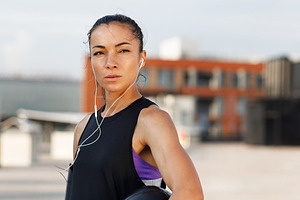 Portrait of a young confident female, a Sports & Recreation Photo by Artem Varnitsin