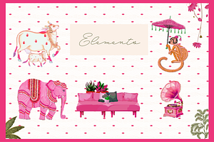 Indian Wedding Card Jungle theme