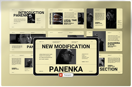 Photography Portfolio Powerpoint, a Presentation Template by Annora Studio