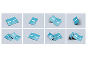 Vertical Folded Business Card Mockup, an Advertising Mockup by DesignRushMarket (Thumbnail 2 of 6)