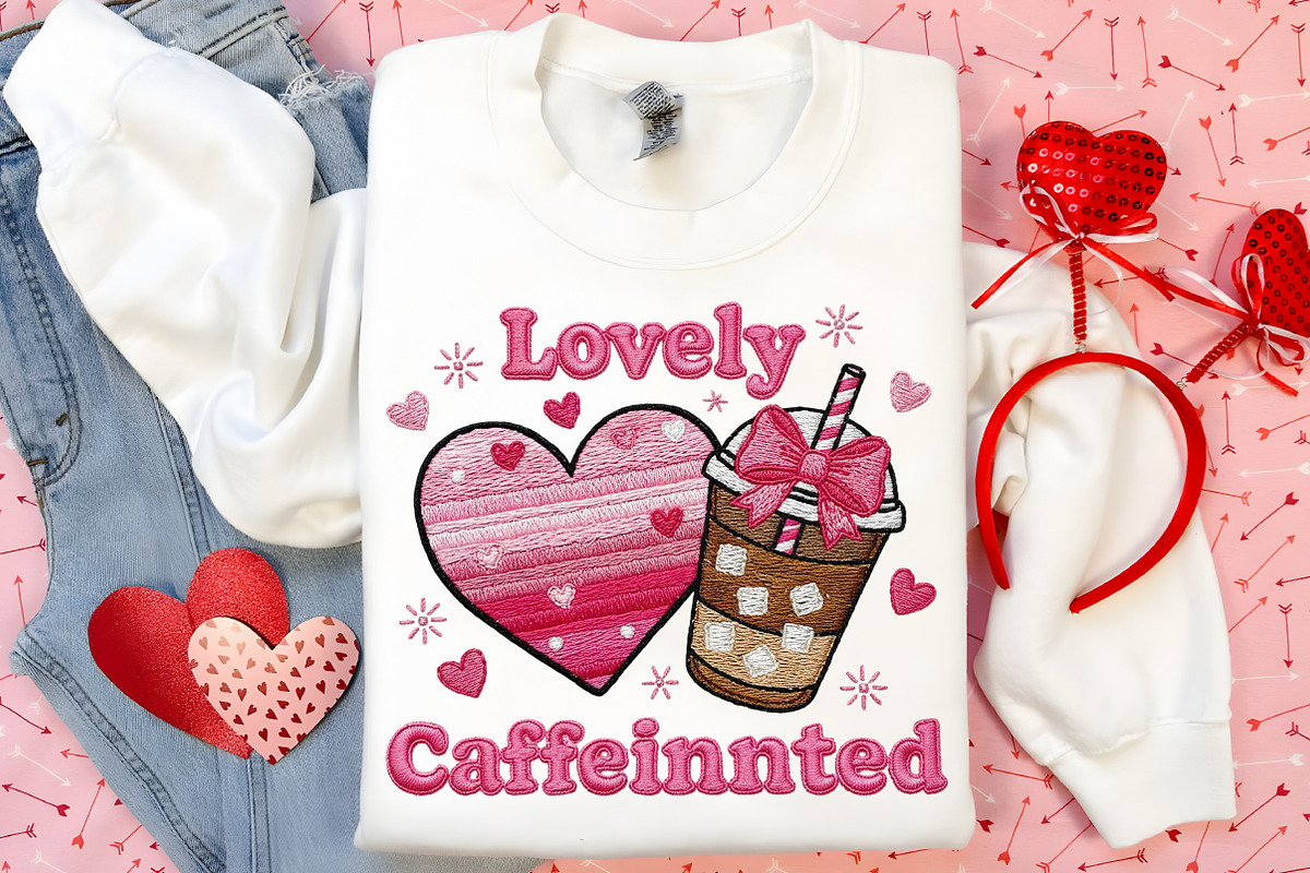 Lovely & Caffeinated PNG, Valentine, an Illustration by Canvas Craft (Photo 3 of 7)