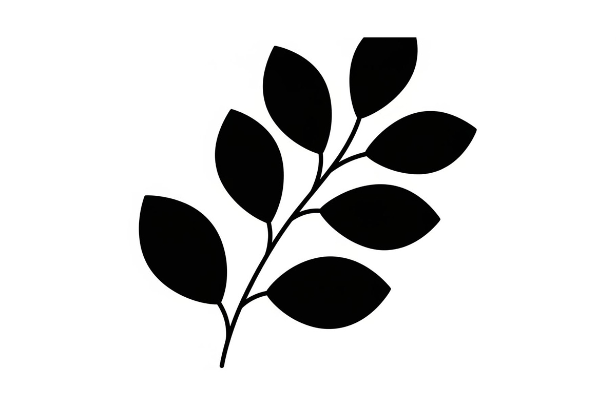 Botanical Leaf Silhouette Bundle, an Illustration by Creativeshirt (Photo 50 of 51)
