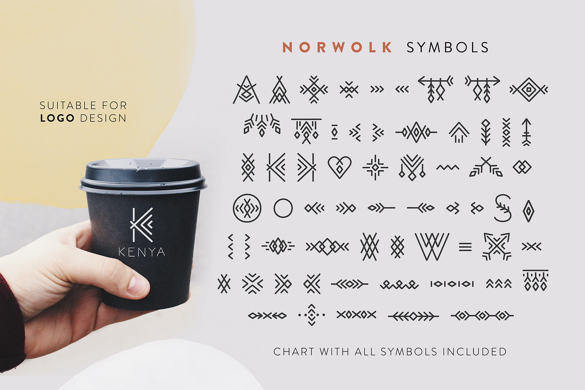 Thin Line Font Bundle: 7 in 1, a Symbol Font by Struvictory.art (Photo 12 of 30)