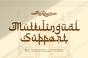 Mushym Arabic Typeface, a Sans Serif Font by alit design (Thumbnail 21 of 23)